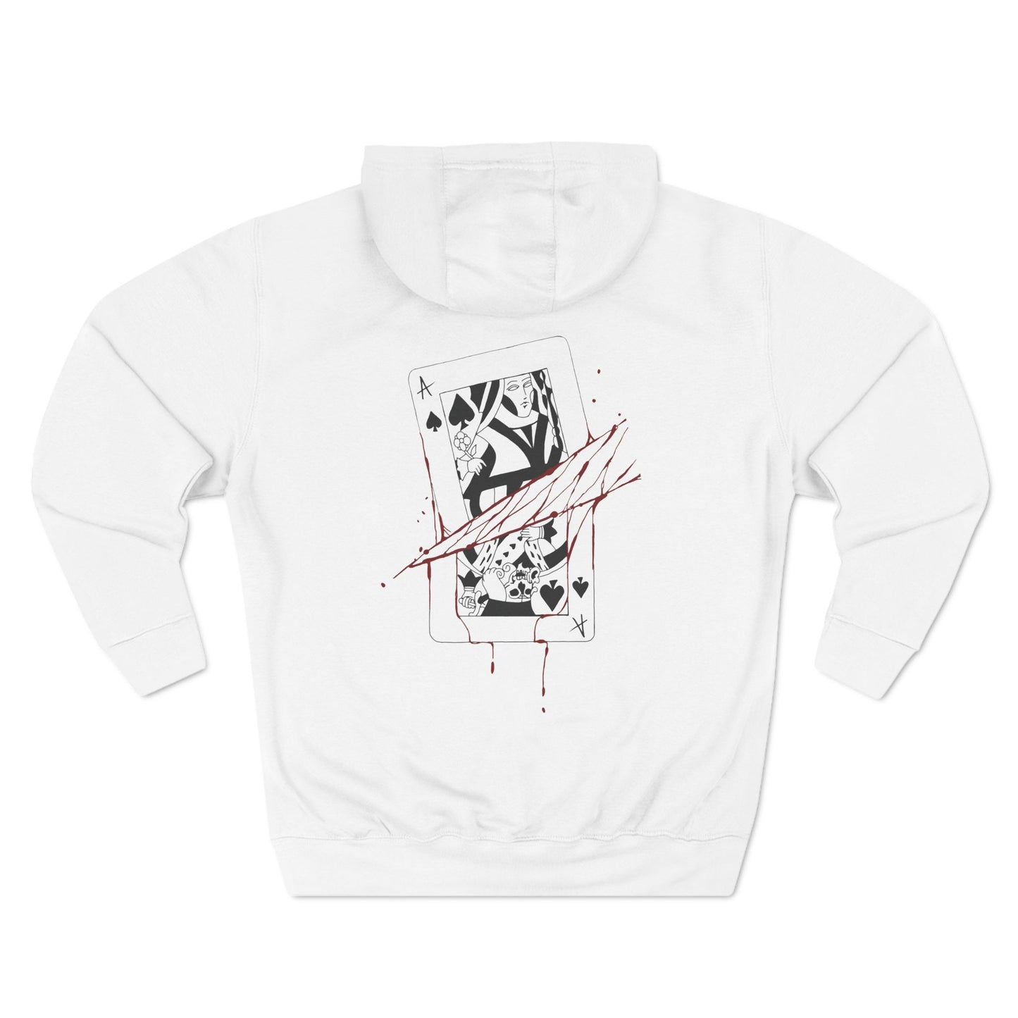 Torn Playing Card Hoodie