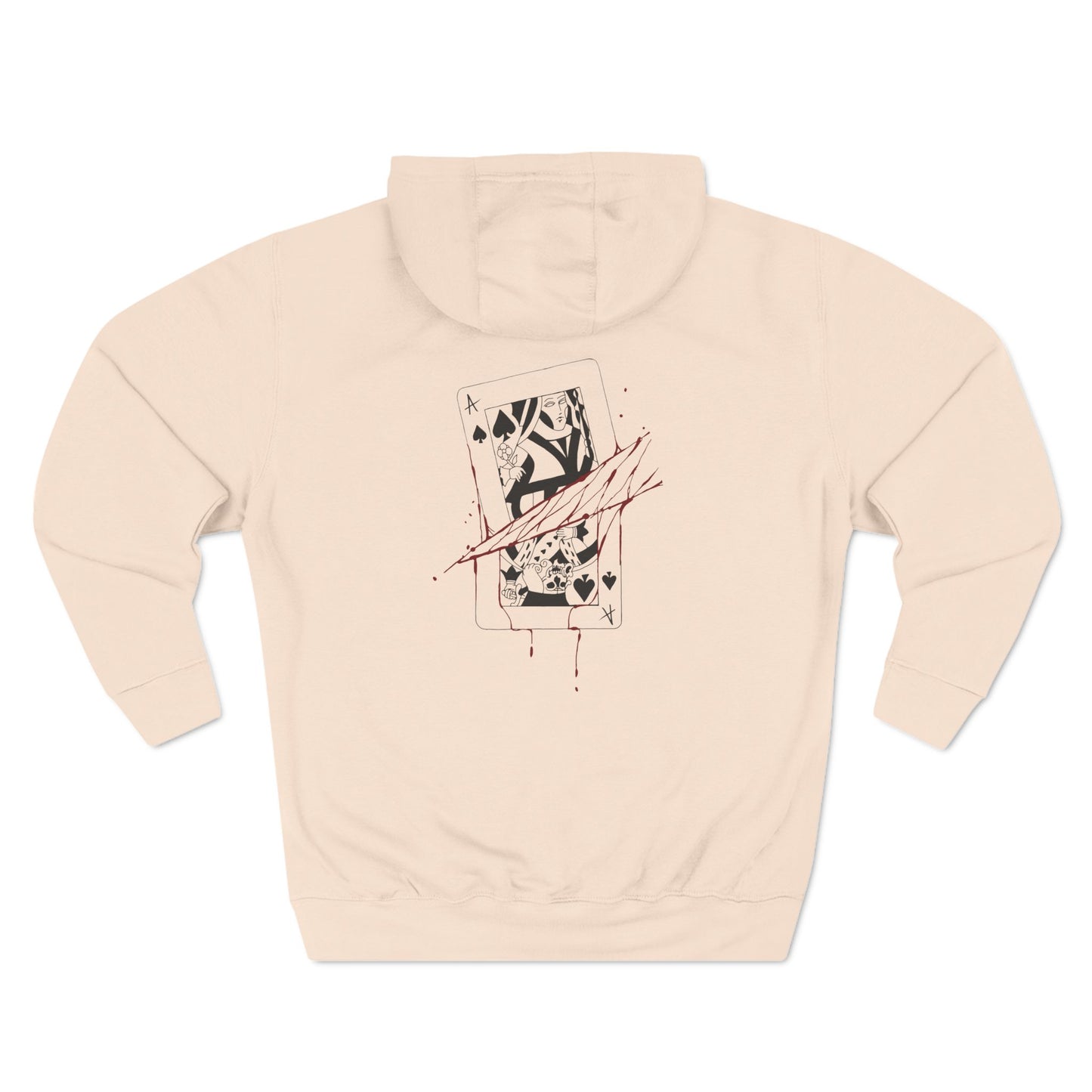 Torn Playing Card Hoodie