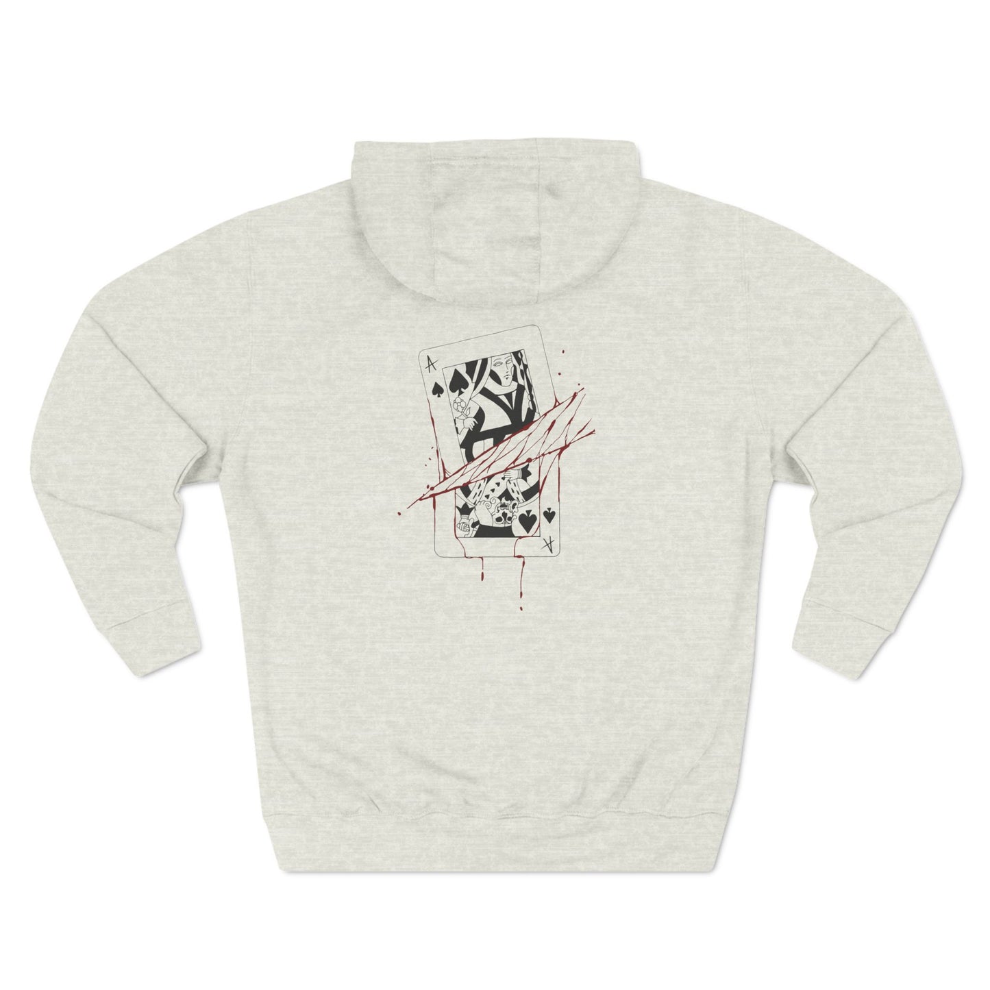 Torn Playing Card Hoodie